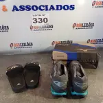 LOTE 330 - 02 – PARES DE CALÇADOS MASCULINO Nº 40 (NO ESTADO, NÃO SABEMOS SE FUNCIONA. LEILÃO NÃO TEM GARANTIA E NEM DEVOLUÇÃO, SUJEITO A POSSÍVEIS AVARIAS VISÍVEIS/OCULTAS E/OU AUSÊNCIA DE COMPONENTES)