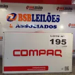LOTE 195 - 01 - NOTEBOOK INTEL CORE I3 4GB RAM HD SSD 120GB COMPAQ (NO ESTADO, NÃO SABEMOS SE FUNCIONA. LEILÃO NÃO TEM GARANTIA E NEM DEVOLUÇÃO, SUJEITO A POSSÍVEIS AVARIAS VISÍVEIS/OCULTAS E/OU AUSÊNCIA DE COMPONENTES)