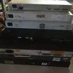 LOTE 096 - 07 SWITCHES MARCAS E MODELOS DIVERSOS.  (NO ESTADO, LEILÃO NÃO TEM GARANTIA E NEM DEVOLUÇÃO, SUJEITO A POSSÍVEIS AVARIAS VISÍVEIS/OCULTAS E/OU AUSÊNCIA DE COMPONENTES).