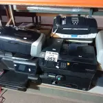 LOTE 052 - 10 IMPRESSORAS MARCAS E MODELOS DIVERSOS PARA RETIRADA DE PEÇAS. (NO ESTADO, LEILÃO NÃO TEM GARANTIA E NEM DEVOLUÇÃO, SUJEITO A POSSÍVEIS AVARIAS VISÍVEIS/OCULTAS E/OU AUSÊNCIA DE COMPONENTES).