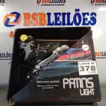 LOTE 378 - 01 - PATINS OXER LIGHT INLINE - ABEC 7 - AJUSTÁVEL TAMANHO 33-36 (NO ESTADO, NÃO SABEMOS SE FUNCIONA. LEILÃO NÃO TEM GARANTIA E NEM DEVOLUÇÃO, SUJEITO A POSSÍVEIS AVARIAS VISÍVEIS/OCULTAS E/OU AUSÊNCIA DE COMPONENTES)