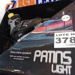 LOTE 378 - 01 - PATINS OXER LIGHT INLINE - ABEC 7 - AJUSTÁVEL TAMANHO 33-36 (NO ESTADO, NÃO SABEMOS SE FUNCIONA. LEILÃO NÃO TEM GARANTIA E NEM DEVOLUÇÃO, SUJEITO A POSSÍVEIS AVARIAS VISÍVEIS/OCULTAS E/OU AUSÊNCIA DE COMPONENTES)