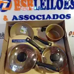 LOTE 339 - 01 - CONJUNTO PANELAS TURIN 4 PEÇAS TRAMONTINA (NO ESTADO, NÃO SABEMOS SE FUNCIONA. LEILÃO NÃO TEM GARANTIA E NEM DEVOLUÇÃO, SUJEITO A POSSÍVEIS AVARIAS VISÍVEIS/OCULTAS E/OU AUSÊNCIA DE COMPONENTES)