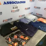 LOTE 338 - 08 – PEÇAS DE ROUPAS MASCULINAS (NO ESTADO, NÃO SABEMOS SE FUNCIONA. LEILÃO NÃO TEM GARANTIA E NEM DEVOLUÇÃO, SUJEITO A POSSÍVEIS AVARIAS VISÍVEIS/OCULTAS E/OU AUSÊNCIA DE COMPONENTES)