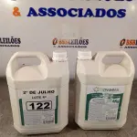 LOTE 122 - 02 GALÕES DE ÁLCOOL EM GEL ANTISSÉPTICO HIGIENIZADOR DE MÃOS 70% 4KG CADA. (NO ESTADO, LEILÃO NÃO TEM GARANTIA E NEM DEVOLUÇÃO, SUJEITO A POSSÍVEIS AVARIAS VISÍVEIS/OCULTAS E/OU AUSÊNCIA DE COMPONENTES).