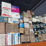 LOTE 085 - 01 LOTE COM GRANDE QUANTIDADE DE TONERS MARCAS E MODELOS DIVERSOS. (NO ESTADO, LEILÃO NÃO TEM GARANTIA E NEM DEVOLUÇÃO, SUJEITO A POSSÍVEIS AVARIAS VISÍVEIS/OCULTAS E/OU AUSÊNCIA DE COMPONENTES).