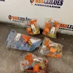 LOTE 045 - 01 LOTE COM VÁRIOS REGISTROS EM METAL. (NO ESTADO, LEILÃO NÃO TEM GARANTIA E NEM DEVOLUÇÃO, SUJEITO A POSSÍVEIS AVARIAS VISÍVEIS/OCULTAS E/OU AUSÊNCIA DE COMPONENTES).