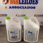 LOTE 087 - 10 LITROS DE AGI PRO RESTAURADOR DE BRILHO. (NO ESTADO, LEILÃO NÃO TEM GARANTIA E NEM DEVOLUÇÃO, SUJEITO A POSSÍVEIS AVARIAS VISÍVEIS/OCULTAS E/OU AUSÊNCIA DE COMPONENTES).