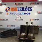 LOTE 349 - 02 – PARES DE CALÇADOS Nº 40 (NO ESTADO, NÃO SABEMOS SE FUNCIONA. LEILÃO NÃO TEM GARANTIA E NEM DEVOLUÇÃO, SUJEITO A POSSÍVEIS AVARIAS VISÍVEIS/OCULTAS E/OU AUSÊNCIA DE COMPONENTES)