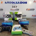 LOTE 357 - 07 - ITENS DE TECNOLOGIA (NO ESTADO, NÃO SABEMOS SE FUNCIONA. LEILÃO NÃO TEM GARANTIA E NEM DEVOLUÇÃO, SUJEITO A POSSÍVEIS AVARIAS VISÍVEIS/OCULTAS E/OU AUSÊNCIA DE COMPONENTES)