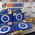 LOTE 080 - 10 LÂMPADAS FLUORESCENTES CIRCULAR 40W 110-220V E 10 REATORES. (NO ESTADO, LEILÃO NÃO TEM GARANTIA E NEM DEVOLUÇÃO, SUJEITO A POSSÍVEIS AVARIAS VISÍVEIS/OCULTAS E/OU AUSÊNCIA DE COMPONENTES).