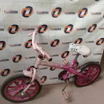 LOTE 127 - 01 BICICLETA INFANTIL ARO 16. (NO ESTADO, LEILÃO NÃO TEM GARANTIA E NEM DEVOLUÇÃO, SUJEITO A POSSÍVEIS AVARIAS VISÍVEIS/OCULTAS E/OU AUSÊNCIA DE COMPONENTES).