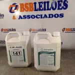 LOTE 141 - 02 GALÕES DE ÁLCOOL EM GEL ANTISSÉPTICO HIGIENIZADOR DE MÃOS 70% 4KG CADA. (NO ESTADO, LEILÃO NÃO TEM GARANTIA E NEM DEVOLUÇÃO, SUJEITO A POSSÍVEIS AVARIAS VISÍVEIS/OCULTAS E/OU AUSÊNCIA DE COMPONENTES).