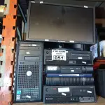 LOTE 051 - 04 CPU’S E 02 MONITORES MARCAS E MODELOS DIVERSOS PARA RETIRADA DE PEÇAS. (NO ESTADO, LEILÃO NÃO TEM GARANTIA E NEM DEVOLUÇÃO, SUJEITO A POSSÍVEIS AVARIAS VISÍVEIS/OCULTAS E/OU AUSÊNCIA DE COMPONENTES).