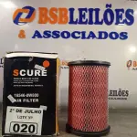 LOTE 020 - 01 FILTRO DE AR NISSAN MODELO 16546-OW800.  (NO ESTADO, LEILÃO NÃO TEM GARANTIA E NEM DEVOLUÇÃO, SUJEITO A POSSÍVEIS AVARIAS VISÍVEIS/OCULTAS E/OU AUSÊNCIA DE COMPONENTES).