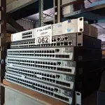 LOTE 062 - 06 SWITCHES MARCAS E MODELOS DIVERSOS. (NO ESTADO, LEILÃO NÃO TEM GARANTIA E NEM DEVOLUÇÃO, SUJEITO A POSSÍVEIS AVARIAS VISÍVEIS/OCULTAS E/OU AUSÊNCIA DE COMPONENTES).