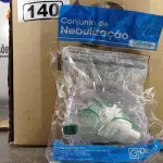 LOTE 140 - 01 LOTE COM VÁRIOS CONJUNTOS DE NEBULIZAÇÃO. (NO ESTADO, LEILÃO NÃO TEM GARANTIA E NEM DEVOLUÇÃO, SUJEITO A POSSÍVEIS AVARIAS VISÍVEIS/OCULTAS E/OU AUSÊNCIA DE COMPONENTES).
