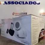 LOTE 393 - 01 - SISTEMA DE SOM E ILUMINAÇÃO SEM FIO (NO ESTADO, NÃO SABEMOS SE FUNCIONA. LEILÃO NÃO TEM GARANTIA E NEM DEVOLUÇÃO, SUJEITO A POSSÍVEIS AVARIAS VISÍVEIS/OCULTAS E/OU AUSÊNCIA DE COMPONENTES)