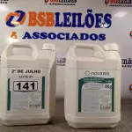 LOTE 141 - 02 GALÕES DE ÁLCOOL EM GEL ANTISSÉPTICO HIGIENIZADOR DE MÃOS 70% 4KG CADA. (NO ESTADO, LEILÃO NÃO TEM GARANTIA E NEM DEVOLUÇÃO, SUJEITO A POSSÍVEIS AVARIAS VISÍVEIS/OCULTAS E/OU AUSÊNCIA DE COMPONENTES).