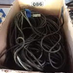 LOTE 086 - 01 LOTE COM VÁRIOS CABOS DE ÁUDIO. (NO ESTADO, LEILÃO NÃO TEM GARANTIA E NEM DEVOLUÇÃO, SUJEITO A POSSÍVEIS AVARIAS VISÍVEIS/OCULTAS E/OU AUSÊNCIA DE COMPONENTES).