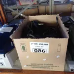 LOTE 086 - 01 LOTE COM VÁRIOS CABOS DE ÁUDIO. (NO ESTADO, LEILÃO NÃO TEM GARANTIA E NEM DEVOLUÇÃO, SUJEITO A POSSÍVEIS AVARIAS VISÍVEIS/OCULTAS E/OU AUSÊNCIA DE COMPONENTES).