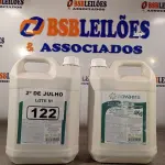 LOTE 122 - 02 GALÕES DE ÁLCOOL EM GEL ANTISSÉPTICO HIGIENIZADOR DE MÃOS 70% 4KG CADA. (NO ESTADO, LEILÃO NÃO TEM GARANTIA E NEM DEVOLUÇÃO, SUJEITO A POSSÍVEIS AVARIAS VISÍVEIS/OCULTAS E/OU AUSÊNCIA DE COMPONENTES).