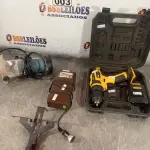 LOTE 003 - 01 PARAFUSADEIRA, 01 TUPIA E 01 MICROEM MD-700. (NO ESTADO, LEILÃO NÃO TEM GARANTIA E NEM DEVOLUÇÃO, SUJEITO A POSSÍVEIS AVARIAS VISÍVEIS/OCULTAS E/OU AUSÊNCIA DE COMPONENTES).