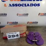 LOTE 294 - 02 – PARES DE CALÇADOS FEMININO Nº 35 (NO ESTADO, NÃO SABEMOS SE FUNCIONA. LEILÃO NÃO TEM GARANTIA E NEM DEVOLUÇÃO, SUJEITO A POSSÍVEIS AVARIAS VISÍVEIS/OCULTAS E/OU AUSÊNCIA DE COMPONENTES)
