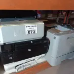LOTE 073 - 10 IMPRESSORAS MARCAS E MODELOS DIVERSOS PARA RETIRADA DE PEÇAS. (NO ESTADO, LEILÃO NÃO TEM GARANTIA E NEM DEVOLUÇÃO, SUJEITO A POSSÍVEIS AVARIAS VISÍVEIS/OCULTAS E/OU AUSÊNCIA DE COMPONENTES).