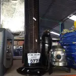 LOTE 077 - 01 VENTILADOR DE COLUNA, 02 GARRAFAS TÉRMICAS E 01 BASE DE LIQUIDIFICADOR MARCAS E MODELOS DIVERSOS. (NO ESTADO, LEILÃO NÃO TEM GARANTIA E NEM DEVOLUÇÃO, SUJEITO A POSSÍVEIS AVARIAS VISÍVEIS/OCULTAS E/OU AUSÊNCIA DE COMPONENTES).