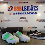 LOTE 295 - 02 – PARES DE CALÇADOS MASCULINO Nº 38 (NO ESTADO, NÃO SABEMOS SE FUNCIONA. LEILÃO NÃO TEM GARANTIA E NEM DEVOLUÇÃO, SUJEITO A POSSÍVEIS AVARIAS VISÍVEIS/OCULTAS E/OU AUSÊNCIA DE COMPONENTES)