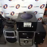 LOTE 124 - 02 SUBWOOFER, 01 APARELHO DE SOM E 01 ALTO-FALANTE MARCAS E MODELOS DIVERSOS. (NO ESTADO, LEILÃO NÃO TEM GARANTIA E NEM DEVOLUÇÃO, SUJEITO A POSSÍVEIS AVARIAS VISÍVEIS/OCULTAS E/OU AUSÊNCIA DE COMPONENTES).