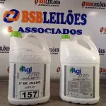 LOTE 157 - 10 LITROS DE AGI PRO SENDO 05 LITROS DE RESTAURADOR DE BRILHO E 05 LITROS DE BASE SELADORA. (NO ESTADO, LEILÃO NÃO TEM GARANTIA E NEM DEVOLUÇÃO, SUJEITO A POSSÍVEIS AVARIAS VISÍVEIS/OCULTAS E/OU AUSÊNCIA DE COMPONENTES).