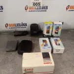 LOTE 005 - 04 APARELHOS DE TELEFONE, 02 MÁQUINAS FOTOGRÁFICAS E ACESSÓRIOS DIVERSOS. (NO ESTADO, LEILÃO NÃO TEM GARANTIA E NEM DEVOLUÇÃO, SUJEITO A POSSÍVEIS AVARIAS VISÍVEIS/OCULTAS E/OU AUSÊNCIA DE COMPONENTES).