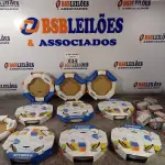 LOTE 034 - 10 LÂMPADAS FLUORESCENTES CIRCULAR 22W 6.400K LUZ BRANCA. (NO ESTADO, LEILÃO NÃO TEM GARANTIA E NEM DEVOLUÇÃO, SUJEITO A POSSÍVEIS AVARIAS VISÍVEIS/OCULTAS E/OU AUSÊNCIA DE COMPONENTES).