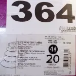 LOTE 364 - 01 – CONJUNTO DE JANTAR (NO ESTADO, NÃO SABEMOS SE FUNCIONA. LEILÃO NÃO TEM GARANTIA E NEM DEVOLUÇÃO, SUJEITO A POSSÍVEIS AVARIAS VISÍVEIS/OCULTAS E/OU AUSÊNCIA DE COMPONENTES)