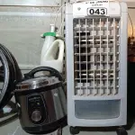 LOTE 043 - 01 UMIDIFICADOR, 01 ESPREMEDOR, 01 PANELA ELÉTRICA E 01 BORRIFADOR MARCAS E MODELOS DIVERSOS PARA RETIRADA DE PEÇAS. (NO ESTADO, LEILÃO NÃO TEM GARANTIA E NEM DEVOLUÇÃO, SUJEITO A POSSÍVEIS AVARIAS VISÍVEIS/OCULTAS E/OU AUSÊNCIA DE COMPONENTES).