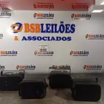 LOTE 035 - 04 CAIXAS DE SOM HURRICANE MP-48 BASS REFLEX 2-WAY 8OHM 150W. (NO ESTADO, LEILÃO NÃO TEM GARANTIA E NEM DEVOLUÇÃO, SUJEITO A POSSÍVEIS AVARIAS VISÍVEIS/OCULTAS E/OU AUSÊNCIA DE COMPONENTES).