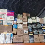 LOTE 085 - 01 LOTE COM GRANDE QUANTIDADE DE TONERS MARCAS E MODELOS DIVERSOS. (NO ESTADO, LEILÃO NÃO TEM GARANTIA E NEM DEVOLUÇÃO, SUJEITO A POSSÍVEIS AVARIAS VISÍVEIS/OCULTAS E/OU AUSÊNCIA DE COMPONENTES).