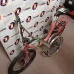 LOTE 119 - 01 BICICLETA MONARK MONARETA ARO 20. (NO ESTADO, LEILÃO NÃO TEM GARANTIA E NEM DEVOLUÇÃO, SUJEITO A POSSÍVEIS AVARIAS VISÍVEIS/OCULTAS E/OU AUSÊNCIA DE COMPONENTES).