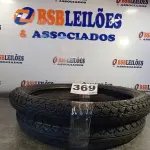 LOTE 369 - 02 - PNEUS MOTO (NO ESTADO, NÃO SABEMOS SE FUNCIONA. LEILÃO NÃO TEM GARANTIA E NEM DEVOLUÇÃO, SUJEITO A POSSÍVEIS AVARIAS VISÍVEIS/OCULTAS E/OU AUSÊNCIA DE COMPONENTES)