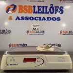 LOTE 001 - 01 BALANÇA ELETRÔNICA MARCA FILIZOLA CAPACIDADE 5KG. (NO ESTADO, LEILÃO NÃO TEM GARANTIA E NEM DEVOLUÇÃO, SUJEITO A POSSÍVEIS AVARIAS VISÍVEIS/OCULTAS E/OU AUSÊNCIA DE COMPONENTES).