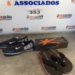 LOTE 353 - 02 – PARES DE CALÇADOS MASCULINO Nº 42 (NO ESTADO, NÃO SABEMOS SE FUNCIONA. LEILÃO NÃO TEM GARANTIA E NEM DEVOLUÇÃO, SUJEITO A POSSÍVEIS AVARIAS VISÍVEIS/OCULTAS E/OU AUSÊNCIA DE COMPONENTES)