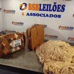 LOTE 072 - 02 BOLSAS FEMININAS E 01 CORTINA. (NO ESTADO, LEILÃO NÃO TEM GARANTIA E NEM DEVOLUÇÃO, SUJEITO A POSSÍVEIS AVARIAS VISÍVEIS/OCULTAS E/OU AUSÊNCIA DE COMPONENTES).