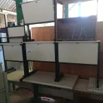 LOTE 463 - 06 MESAS MARCAS E MODELOS DIVERSOS. (NO ESTADO, LEILÃO NÃO TEM GARANTIA E NEM DEVOLUÇÃO, SUJEITO A POSSÍVEIS AVARIAS VISÍVEIS/OCULTAS E/OU AUSÊNCIA DE COMPONENTES).
