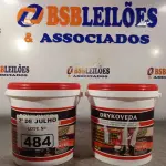 LOTE 484 - 02 BALDES DE DRYKOVEDA, ADITIVO IMPERMEABILIZANTE PARA CONCRETO E ARGAMASSAS 3,6L. (NO ESTADO, LEILÃO NÃO TEM GARANTIA E NEM DEVOLUÇÃO, SUJEITO A POSSÍVEIS AVARIAS VISÍVEIS/OCULTAS E/OU AUSÊNCIA DE COMPONENTES).