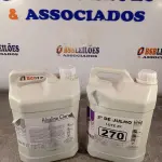 LOTE 270 - 01 GALÃO DE LIMPA ALUMÍNIO E 01 GALÃO DE ALCALINO CLORAL 5LITROS. (NO ESTADO, LEILÃO NÃO TEM GARANTIA E NEM DEVOLUÇÃO, SUJEITO A POSSÍVEIS AVARIAS VISÍVEIS/OCULTAS E/OU AUSÊNCIA DE COMPONENTES).
