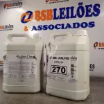 LOTE 270 - 01 GALÃO DE LIMPA ALUMÍNIO E 01 GALÃO DE ALCALINO CLORAL 5LITROS. (NO ESTADO, LEILÃO NÃO TEM GARANTIA E NEM DEVOLUÇÃO, SUJEITO A POSSÍVEIS AVARIAS VISÍVEIS/OCULTAS E/OU AUSÊNCIA DE COMPONENTES).