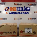 LOTE 495 - 02 CAIXAS COM BISNAGAS DE ÁLCOOL ETÍLICO HIDRATADO 70% 90G COM 30 UNIDADES CADA. (NO ESTADO, LEILÃO NÃO TEM GARANTIA E NEM DEVOLUÇÃO, SUJEITO A POSSÍVEIS AVARIAS VISÍVEIS/OCULTAS E/OU AUSÊNCIA DE COMPONENTES).