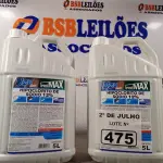 LOTE 475 - 10 LITROS DE HIPOCLORITO DE SÓDIO 12%. (NO ESTADO, LEILÃO NÃO TEM GARANTIA E NEM DEVOLUÇÃO, SUJEITO A POSSÍVEIS AVARIAS VISÍVEIS/OCULTAS E/OU AUSÊNCIA DE COMPONENTES).